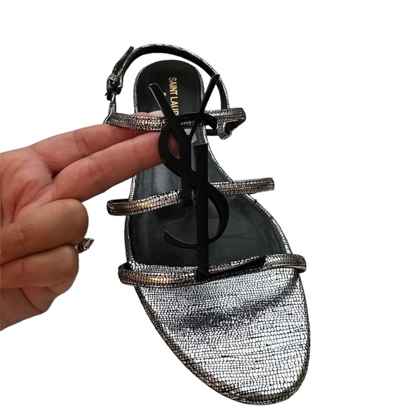 YSL Saint Laurent Sandals, Size 37 - Picture 2 of 3